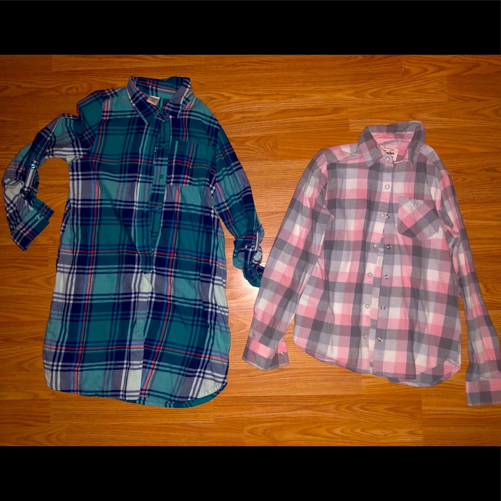 Kids ! Size 14 girls flannels